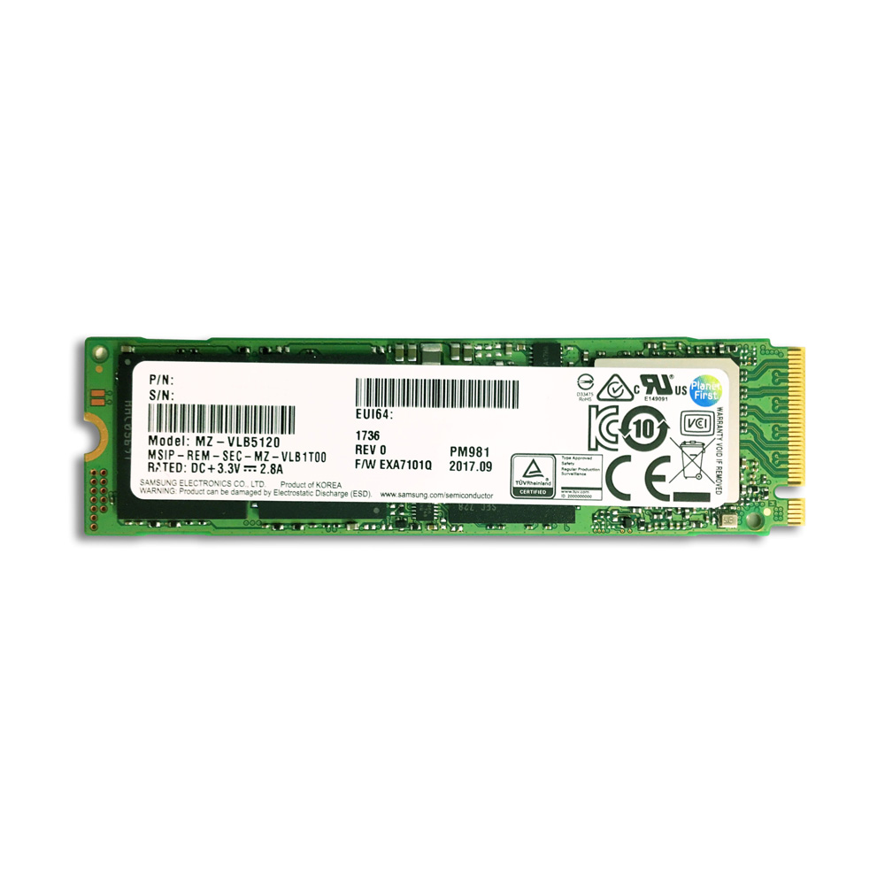 Ổ cứng SSD M2-PCIe 256GB Samsung PM981a NVMe 2280 