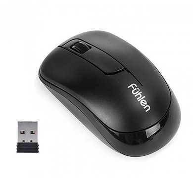 Chuột không dây Fuhlen A09B (USB/đen) 