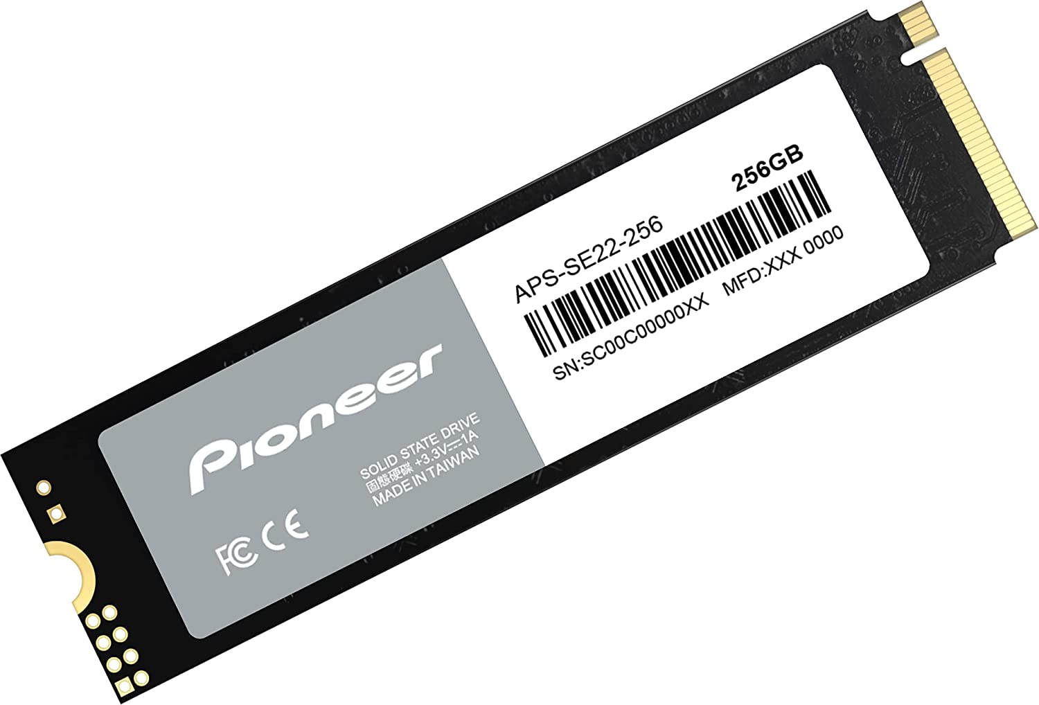 Ổ cứng SSD M2-PCIe 256GB Pioneer APS-SE20G NVMe 2280 