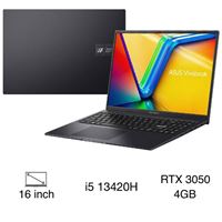 Laptop Asus Gaming Vivobook K3605VC - RP364W (i5 13420H, 16GB, 512GB, RTX 3050 4GB, WUXGA 144Hz, Win11)-FV