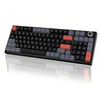 Bàn phím cơ ASESTEK AK98, LED Rainbow, Hotswap 3 chân, Có núm xoay, Full Mod.