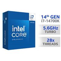CPU Intel Core I7 14700K (Up 5.60 GHz, 20 Nhân 28 Luồng, 33MB Cache, Raptor Lake Refresh) 