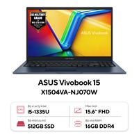 Laptop Asus Vivobook 15 X1504VA NJ070W (Core i5-1335U | 16GB | 512GB | Intel Iris Xe | 15.6 inch FHD | Win 11 | Xanh)_FV-BH24T