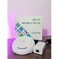 Bộ Phát Wifi Ốp Trần HOMA NEPTUNE IOT HUB Lite HM-HUB-120 – 3 Băng Tần Tốc Độ Chuẩn AC3000 Chịu Tải 200 Thiết Bị (Adapter HM-PEA-110 chuyền mạng qua dây điện)